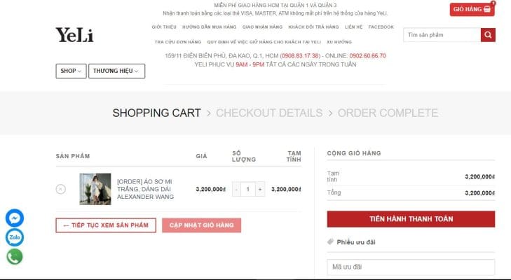 Giao diện website bán hàng hiệu trang phục - ảnh xem trước 3