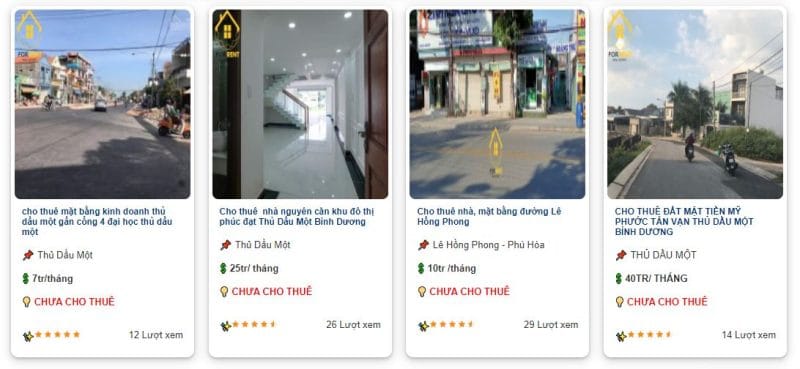 website bất động sản - ảnh xem trước 2